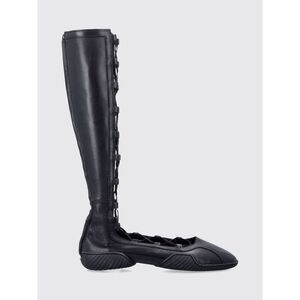 Mrs. Mathilda Miista Knee-High Boots In Smooth Leather With Laces And Round Toe